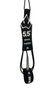 Leash De Surf Banana Com Distorcedor Pro 5.5 Pés - Preto