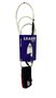 Leash Para Surf SDA 6 Pés - Branco Vermelho