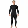 Long John Mormaii Kombat 3/2 mm Chest Zip Vedado 4x mais flexível - Preto
