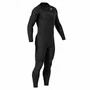 Long John Mormaii Kombat 3/2 mm Chest Zip Vedado 4x mais flexível - Preto