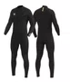 Long John Vissla 7 Seas Comp 3-2MM Full Chest Zip - Preto