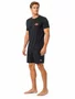 Lycra Quiksilver Surf G Land - Preto