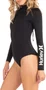 Lycra Maiô Feminino Hurley Body de peça única Oao com zíper nas costas - Preto