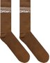 Meia Baw unissex Basic Digital Essentials 100% Algodão Caramelo - Caramel