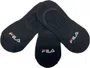 Meia Fila Cano Invisível Kit/3 Pares Feminino 34-38 Sapatilha - Preto