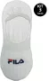 Meia Fila Cano Invisível Kit/3 Pares Feminino Sapatilha 34-38 - Branco