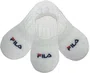 Meia Fila Cano Invisível Kit/3 Pares Feminino Sapatilha 34-38 - Branco