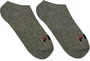 Meia Fila Cano Invisível Kit/3 Pares Mistas 39-43 Masculino - Preto/Mescla/Branco