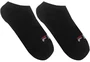 Meia Fila Cano Invisível Kit/3 Pares Mistas 39-43 Masculino - Preto/Mescla/Branco