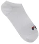 Meia Fila Cano Invisível Kit/3 Pares Mistas 39-43 Masculino - Preto/Mescla/Branco
