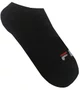 Meia Fila Cano Invisível Kit/3 Pares Mistas 39-43 Masculino - Preto/Mescla/Branco