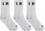 Meia Fila Cano Longo Kit/3 Pares 39-43 Masculino - Branco