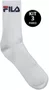 Meia Fila Cano Medio Kit/3 Pares 39-43 Masculino - Branco