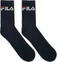 Meia Fila Cano Medio Kit/3 Pares 39-43 Masculino - Preto