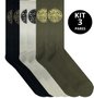 Meia Rip Curl Unissex Premium Cano Longo Kit c/3 - Multi Color