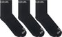 Meia Rip Curl Unissex Premium Socks Kit c/3 - Preto