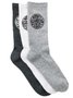 Meia Rip Curl Wetty Crew Kit C/3 Peças - Sortida