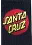 Meia Santa Cruz Classic Dot Cano Longo - Preto