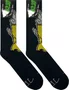 Meia Unissex Gnarly Bong Cano Longo Algodão Macio - Preto