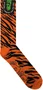 Meia Unissex Gnarly Tigre Cano Longo Algodão - Laranja