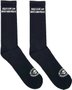 Meia Unissex Session Aqui Vive um SkateBoard C/Alto - Preto