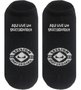 Meia Unissex Session Invisivel Aqui Vive um Skateboard - Preto