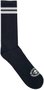 Meia Unissex Session Skt Listra C/Alto - Preto