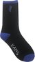 Meia Unissex Vans Breanna 1 Pares - Preto/Azul