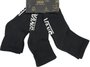 Meia Vans Unissex Ankle Camo Médio Kit c/3 - Preto