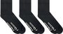 Meia Vans Unissex Ankle Camo Médio Kit c/3 - Preto