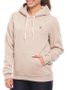 Moletom Feminino Freesurf Canguru Shine - Bege