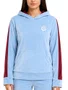 Moletom Feminino Freesurf Especial Plush Manga Longa com Capuz - Azul Céu