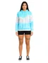 Moletom Feminino Freesurf Especial Tie Dye Manga Longa - Tie Dye/Azul