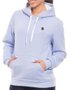 Moletom Feminino Freesurf Shine Ganguru Capuz - Azul bebe