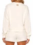 Moletom Feminino Hurley Clarie - Off White