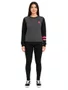 Moletom Feminino Hurley Sensation Manga Longa - Grafite Mesclado