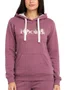 Moletom Feminino Rip Curl Classic Shore Fleece Manga Longa com Capuz - Bordo