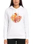 Moletom Feminino Rip Curl Tallowns Mix Fleece Bone Manga Longa com Capuz Estampado - Branco