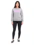 Moletom Feminino Vans Classic V Crew Manga Longa Careca Estampado - Cinza Mesclado