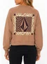 Moletom Feminino Volcom Careca Stone Crew - Bege