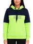 Moletom Feminino Wats Girl Neon Manga Longa com Capuz - Verde Neon