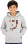 Moletom Infantil Juicy Aloha - Cinza Mesclado