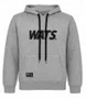 Moletom Infantil Wats Logo - Cinza Mesclado