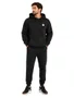 Moletom Masculino Quiksilver  Canguru Transfer Round Capuz - Preto