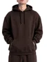 Moletom Masculino Big Freesurf Fenhado Basico Logo - Marrom