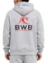 Moletom Masculino BWB Mini Logo Chest Manga Longa - Cinza Mesclado