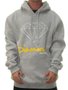 Moletom Masculino Diamond Brilliant Logo - Cinza Mesclado