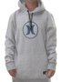 Moletom Masculino Hurley Circle Icon - Cinza/Mescla