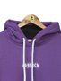 Moletom Masculino Layback Canguru Bat - Roxo