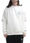 Moletom Masculino Plano C Crewnwck Celestial Manga Curta Estampada - Off White